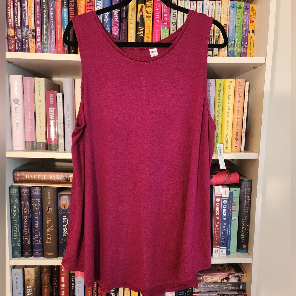 NWT Old Navy XL Luxe Swing Tank Fuschia